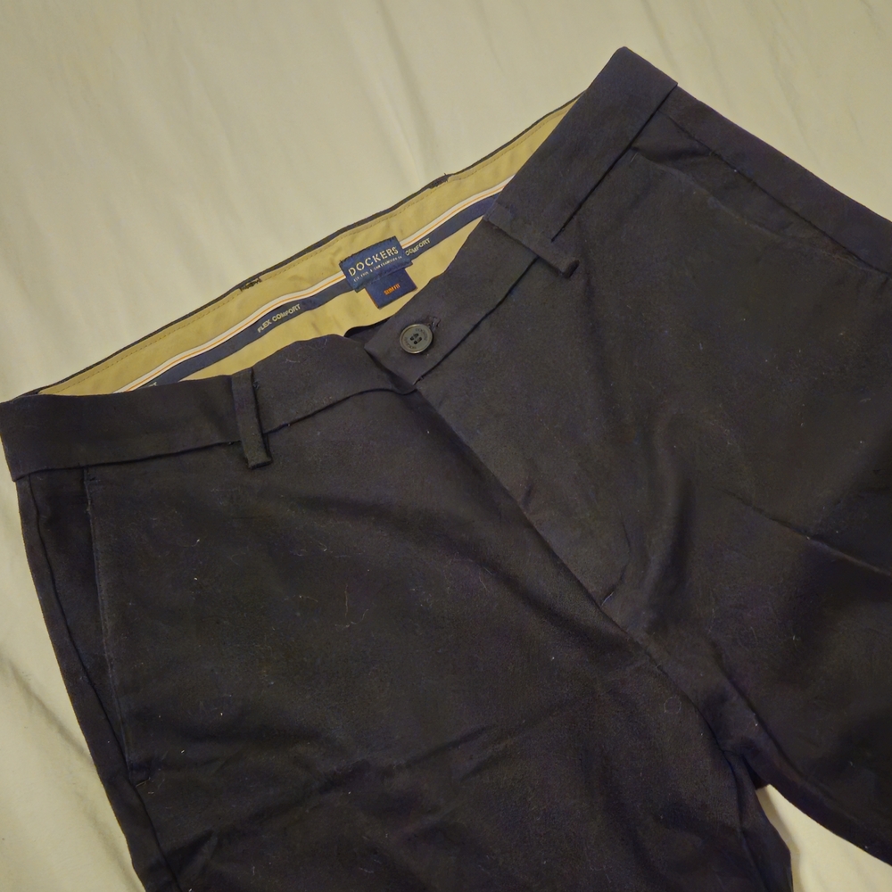 Dockers Black Flex Comfort Slim Fit Pants